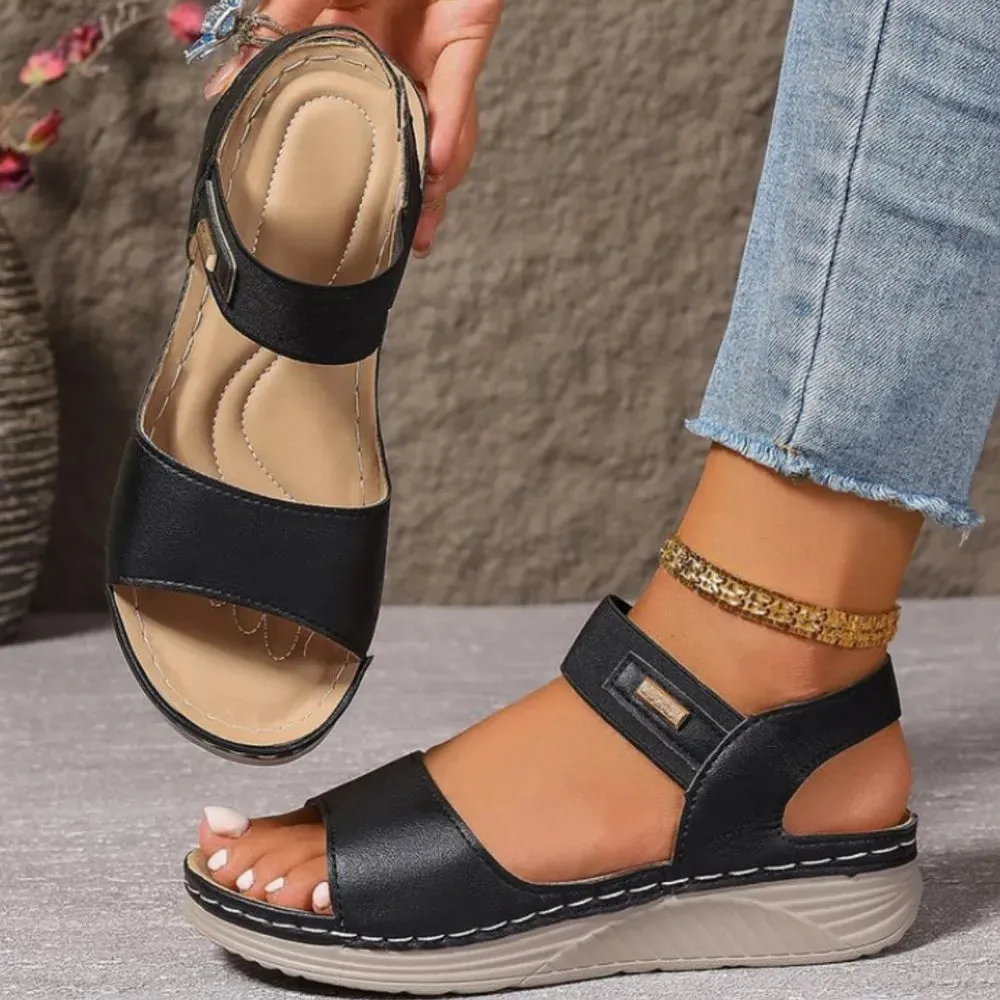 Open Toe Flats Sandals