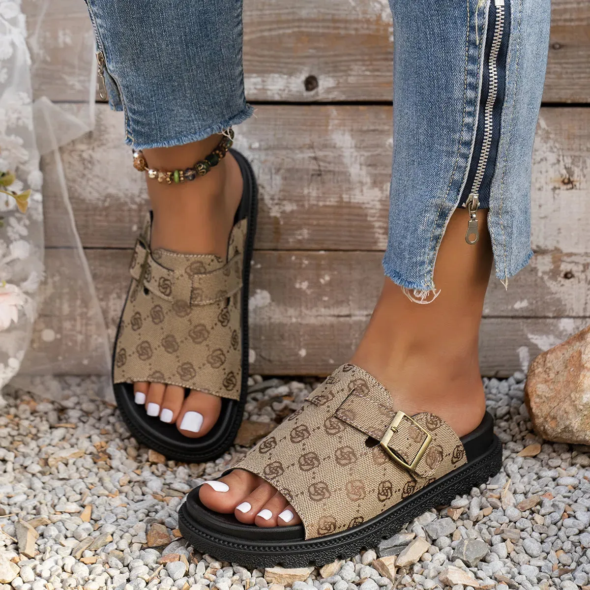 Open Toe Platform Sandals