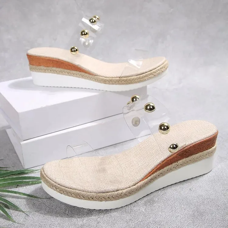 Open Toe Wedge Sandals