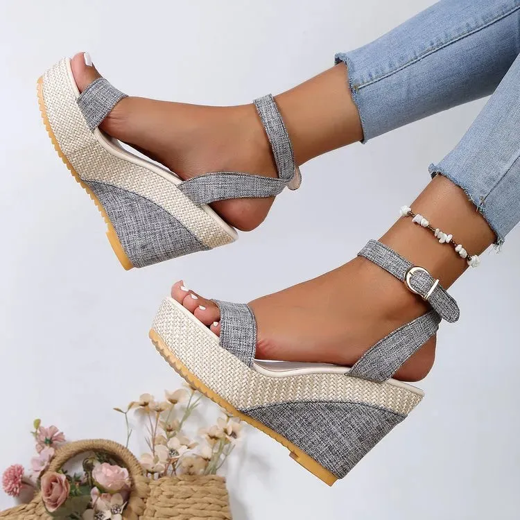 Open Toe Wedge Sandals