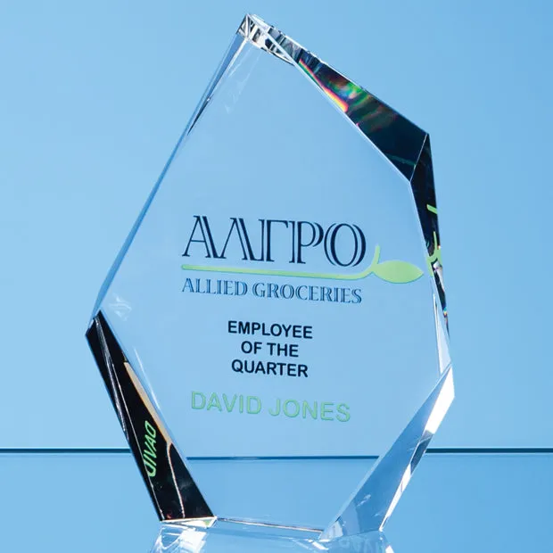 Optical Crystal Facetted Ice Peak Award