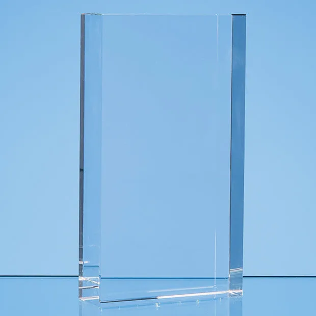 Optical Crystal Rectangle Award (Subsurface Engraved)