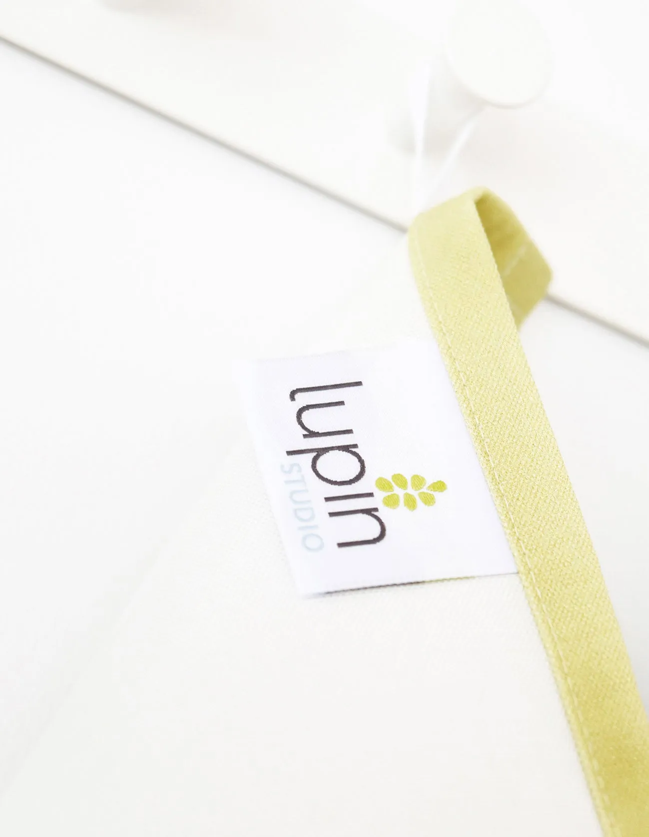 Orient Linen Cotton Tea Towel (18.5x25) – Set of 2 (Patterned Moss & Solid Moss)
