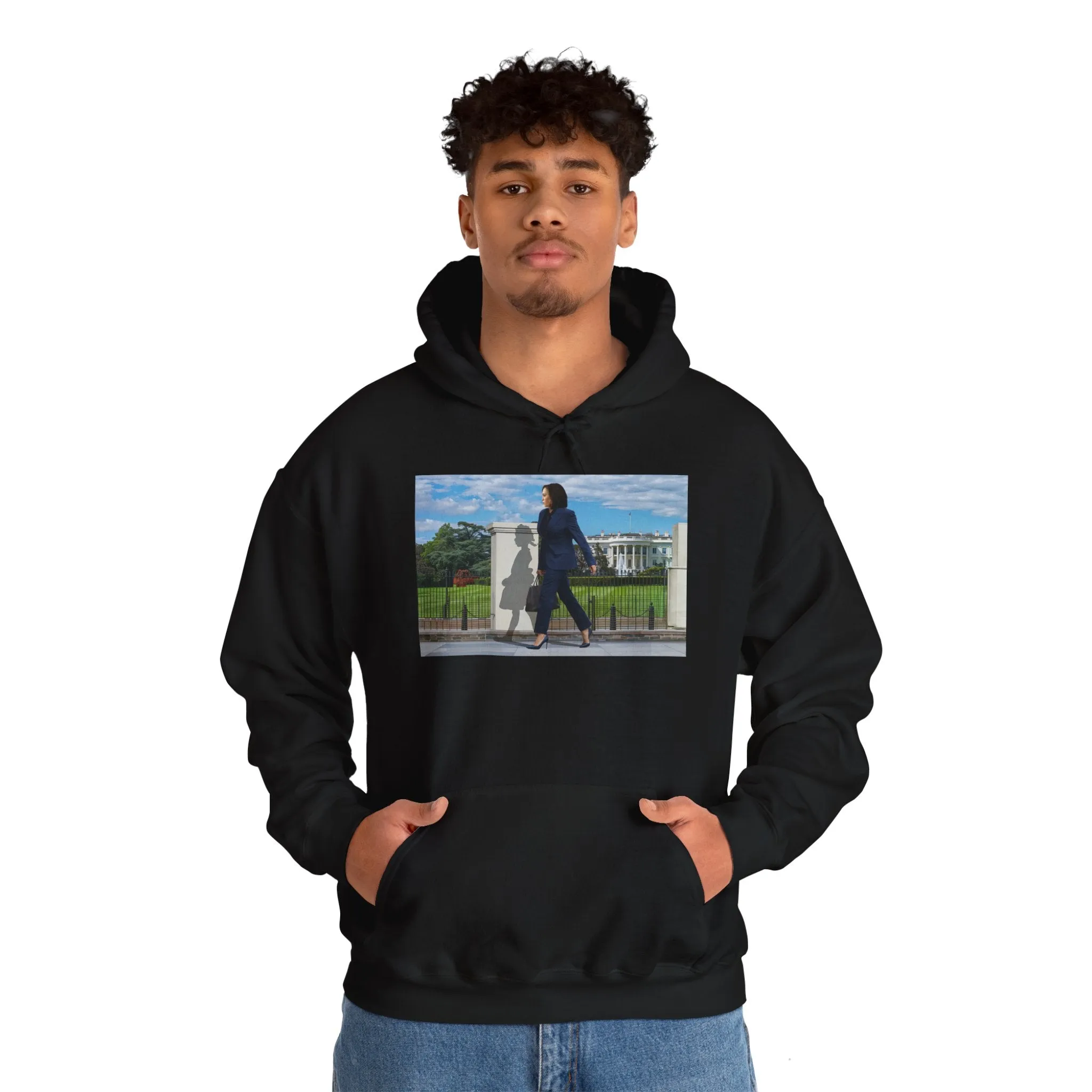 Original Unisex Hoodie - Kamala Harris, White House, Ruby Bridges - Gift for History Buffs, Activists, Democrats, Liberal, Democrat, BLM