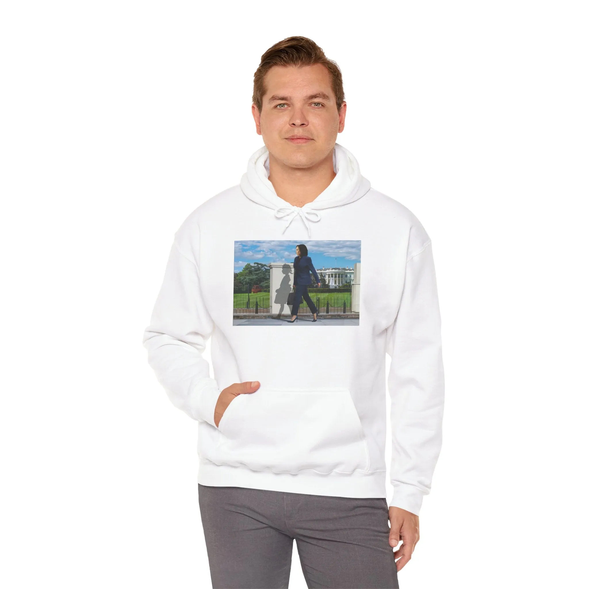 Original Unisex Hoodie - Kamala Harris, White House, Ruby Bridges - Gift for History Buffs, Activists, Democrats, Liberal, Democrat, BLM