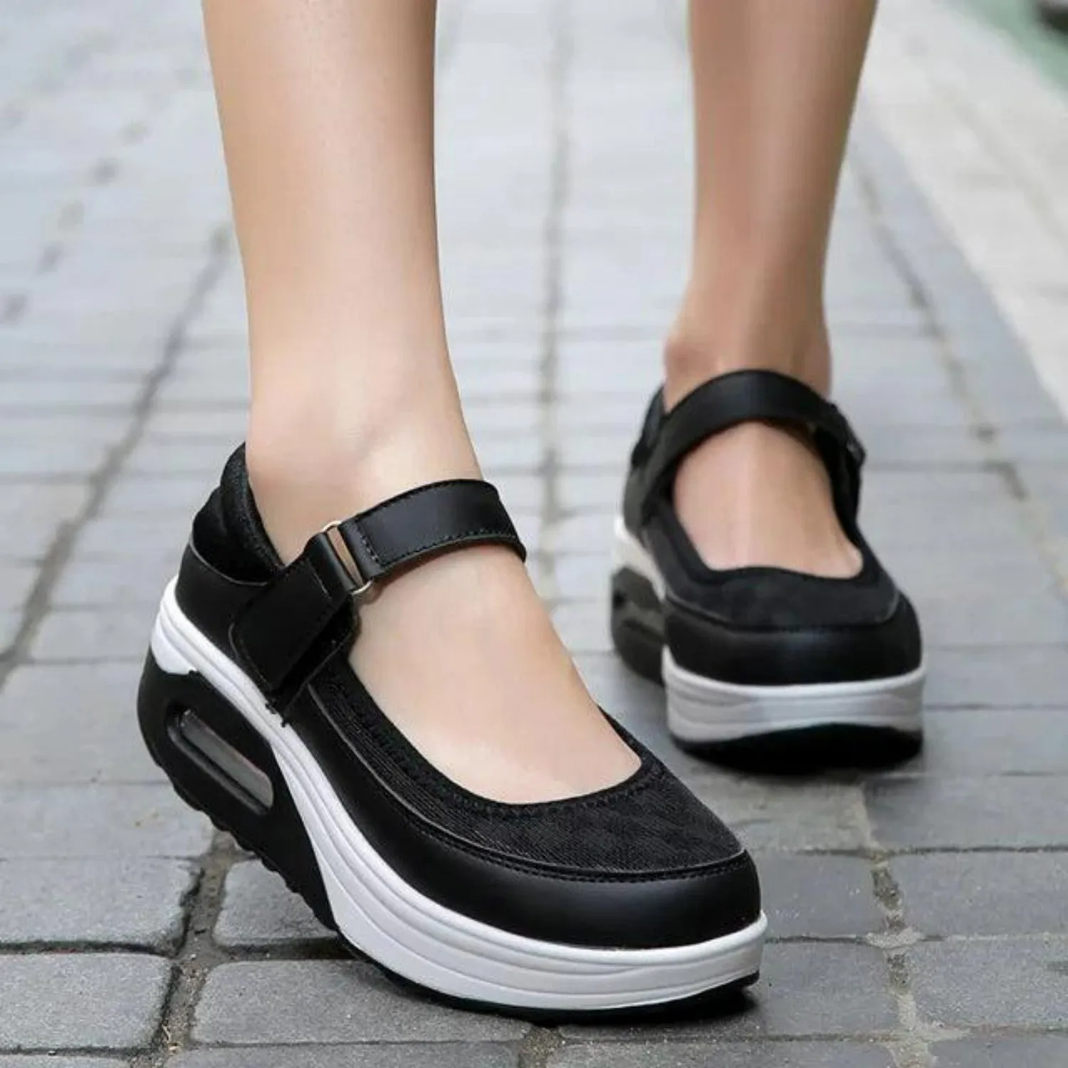 Orthopädische Sandalen Schwarz