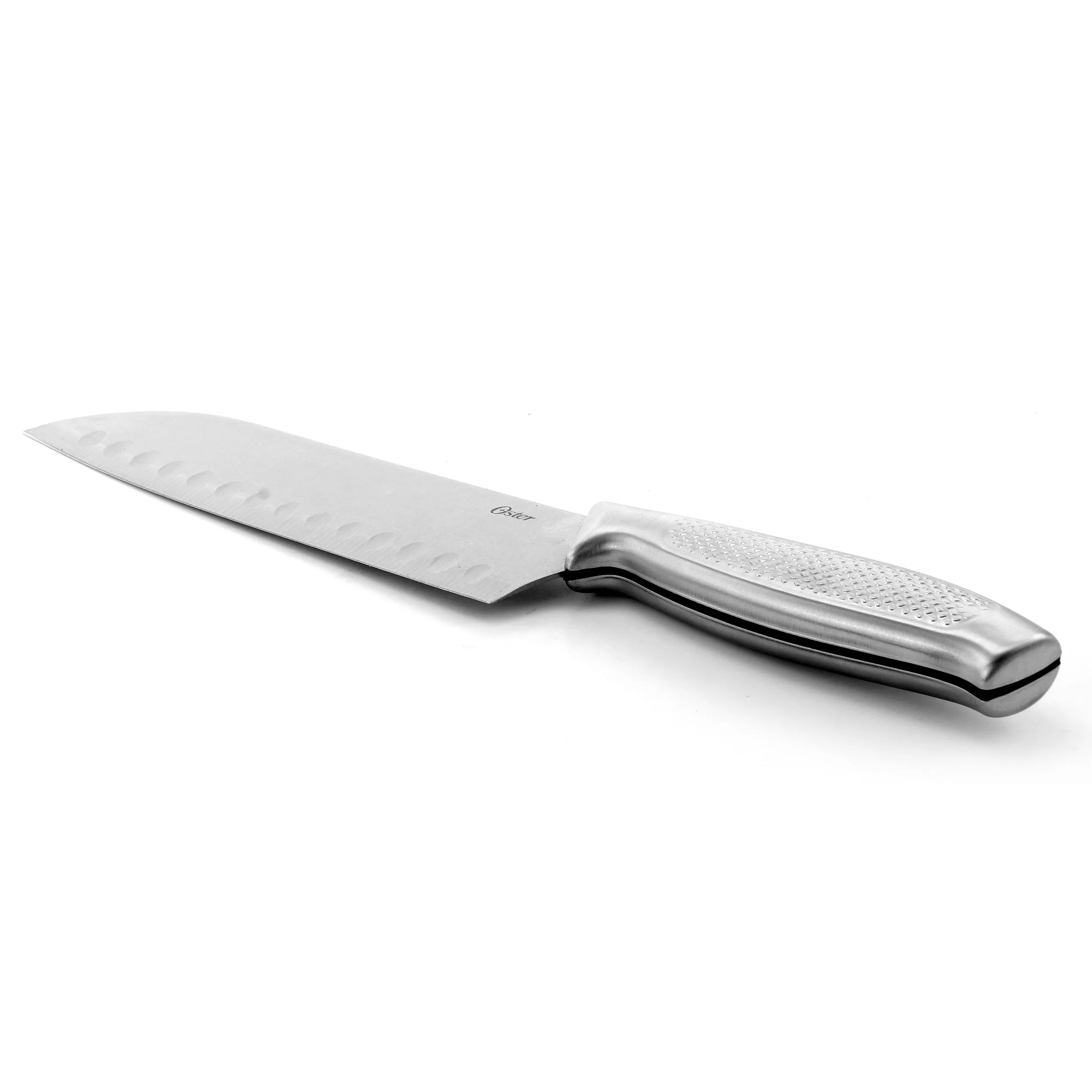 Oster Edgefield Stainless Steel Cutlery Knife Block Set Brushed Satin