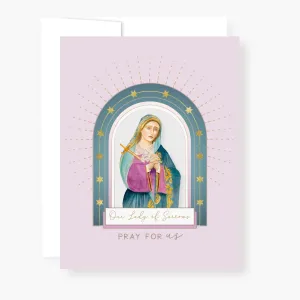 Our Lady of Sorrows Novena Card | Light Purple