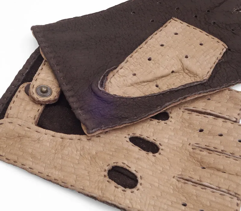 Panta - Peccary leather gloves - men