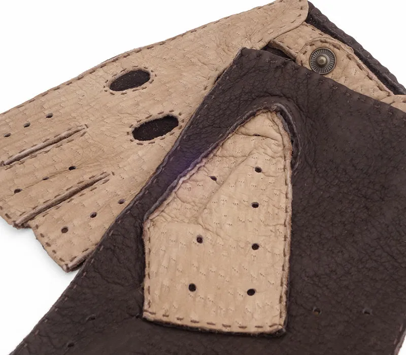 Panta - Peccary leather gloves - men