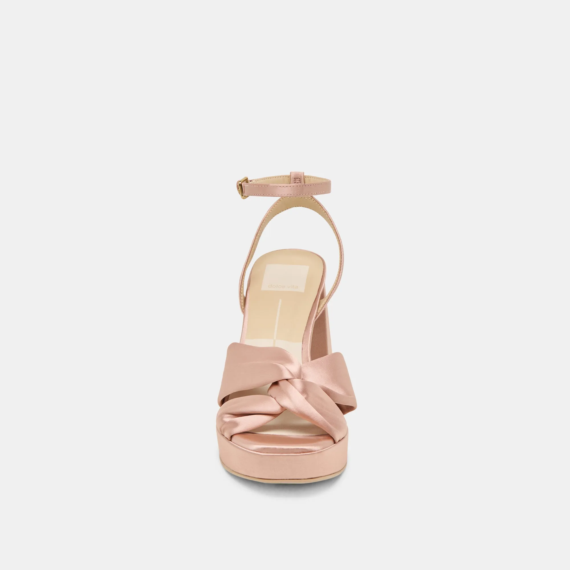 PARLO HEELS BLUSH SATIN