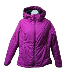 Patagonia Women's Purple Lightweight Hooded Jacket Sz S
