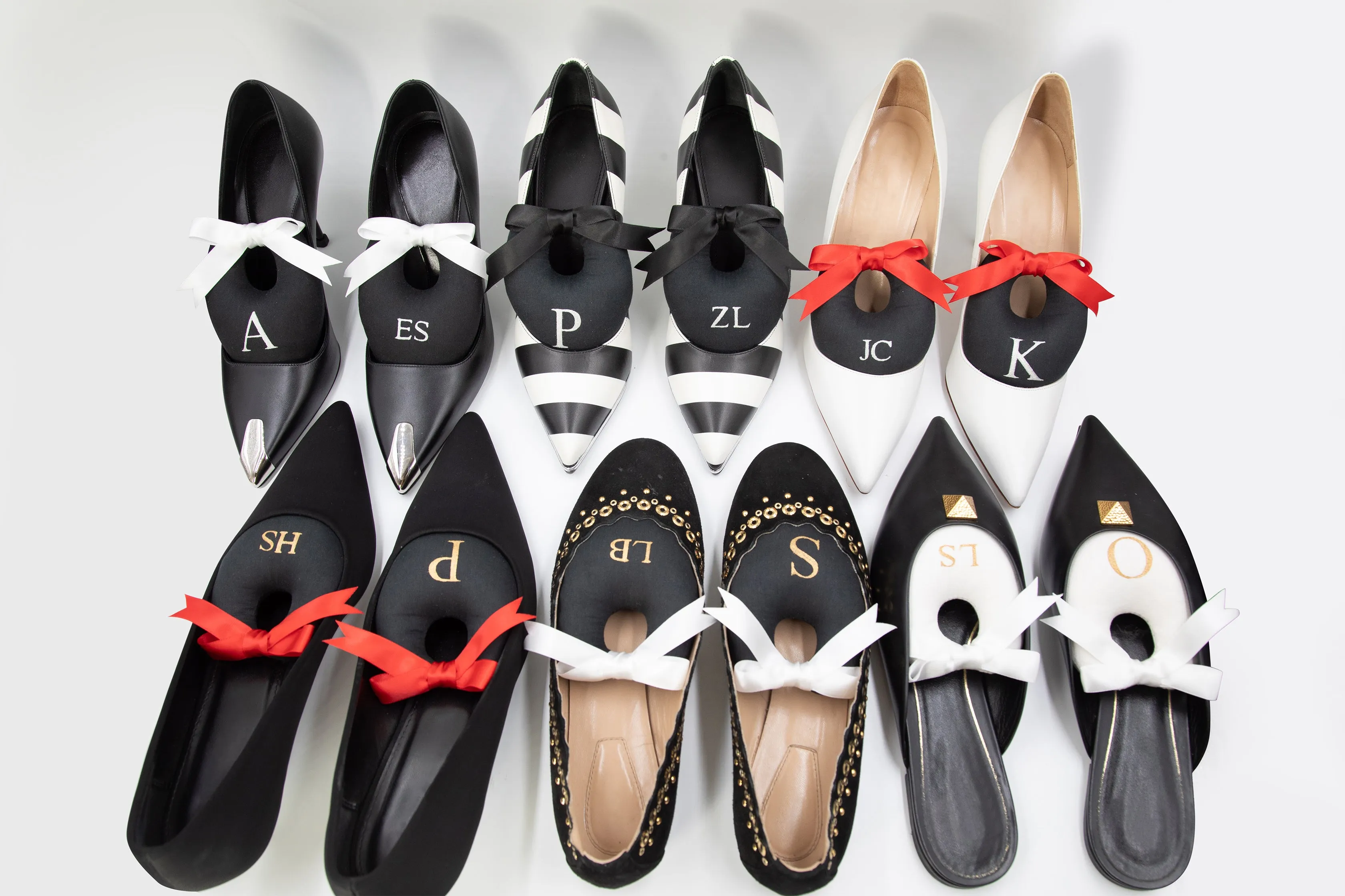 Personalized Blanc Shoe Stuffer Inserts