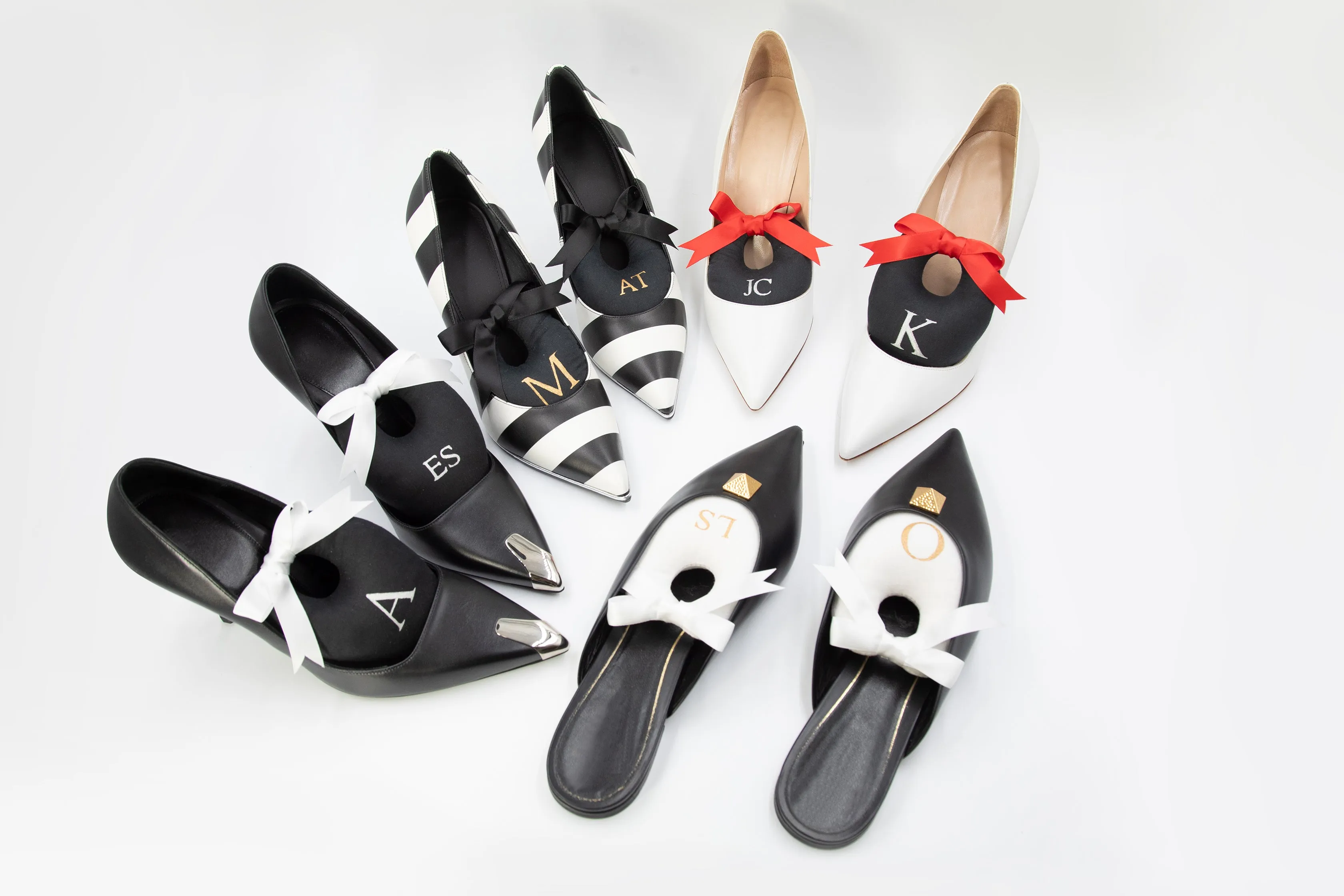 Personalized Blanc Shoe Stuffer Inserts