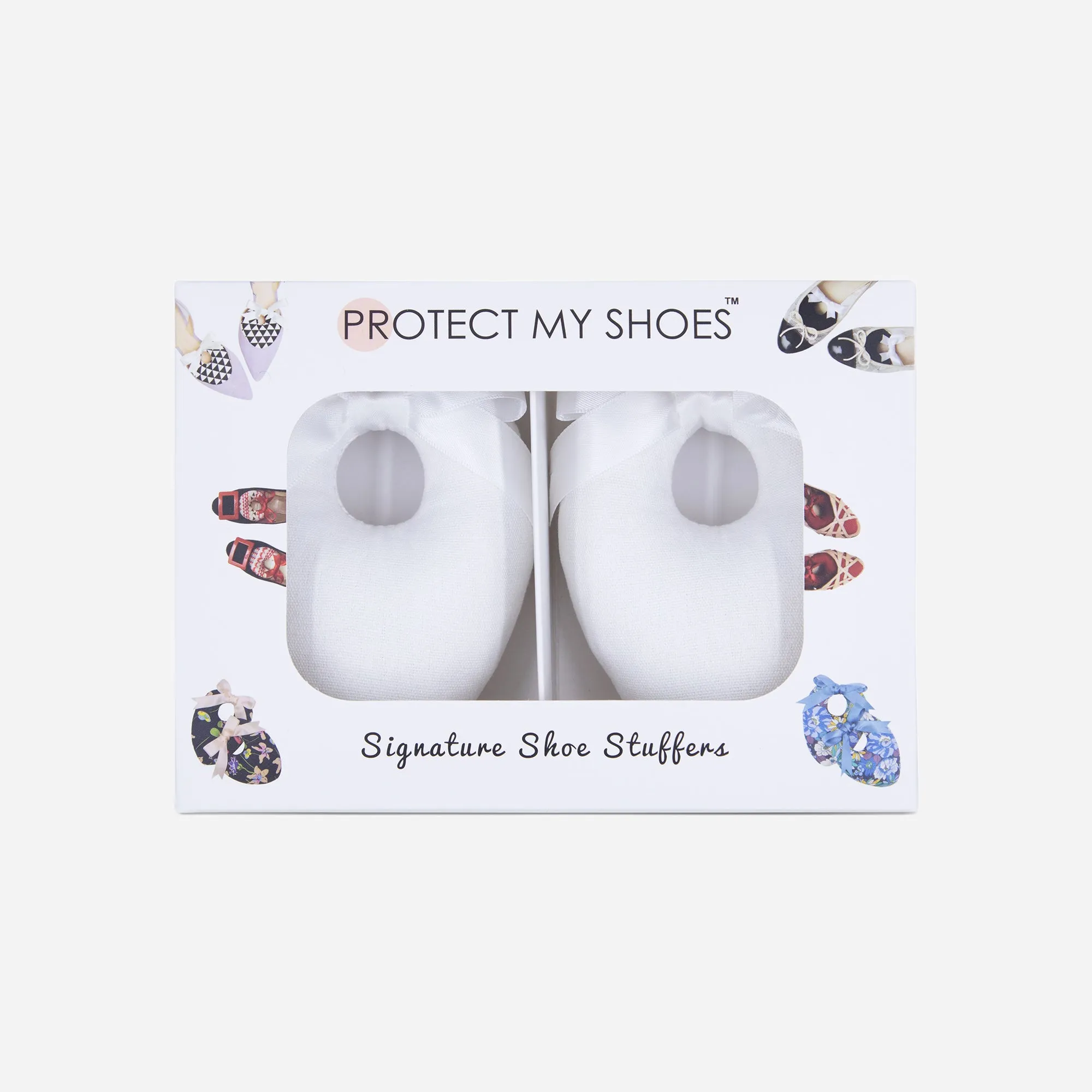 Personalized Blanc Shoe Stuffer Inserts