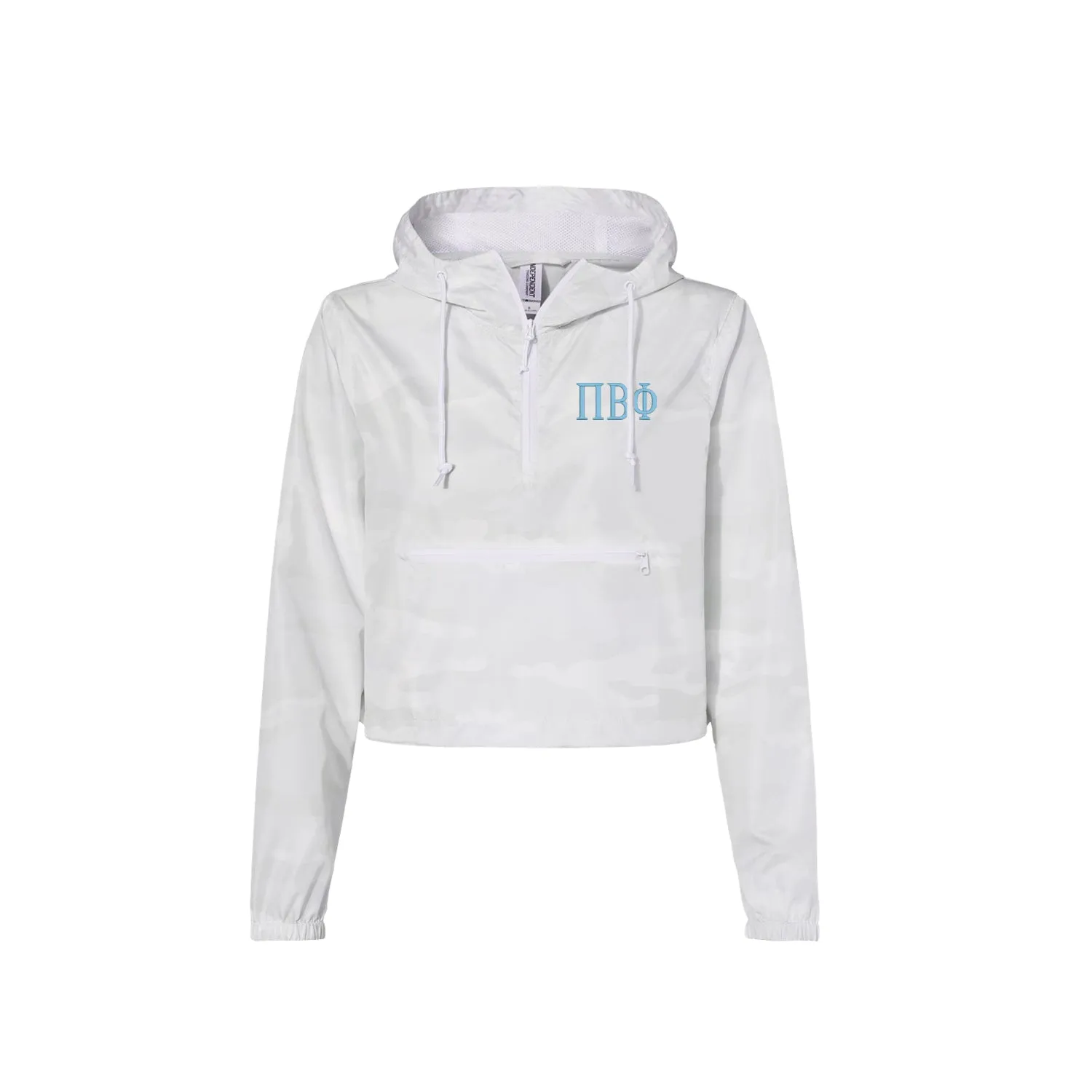 Pi Beta Phi Crop Windbreaker