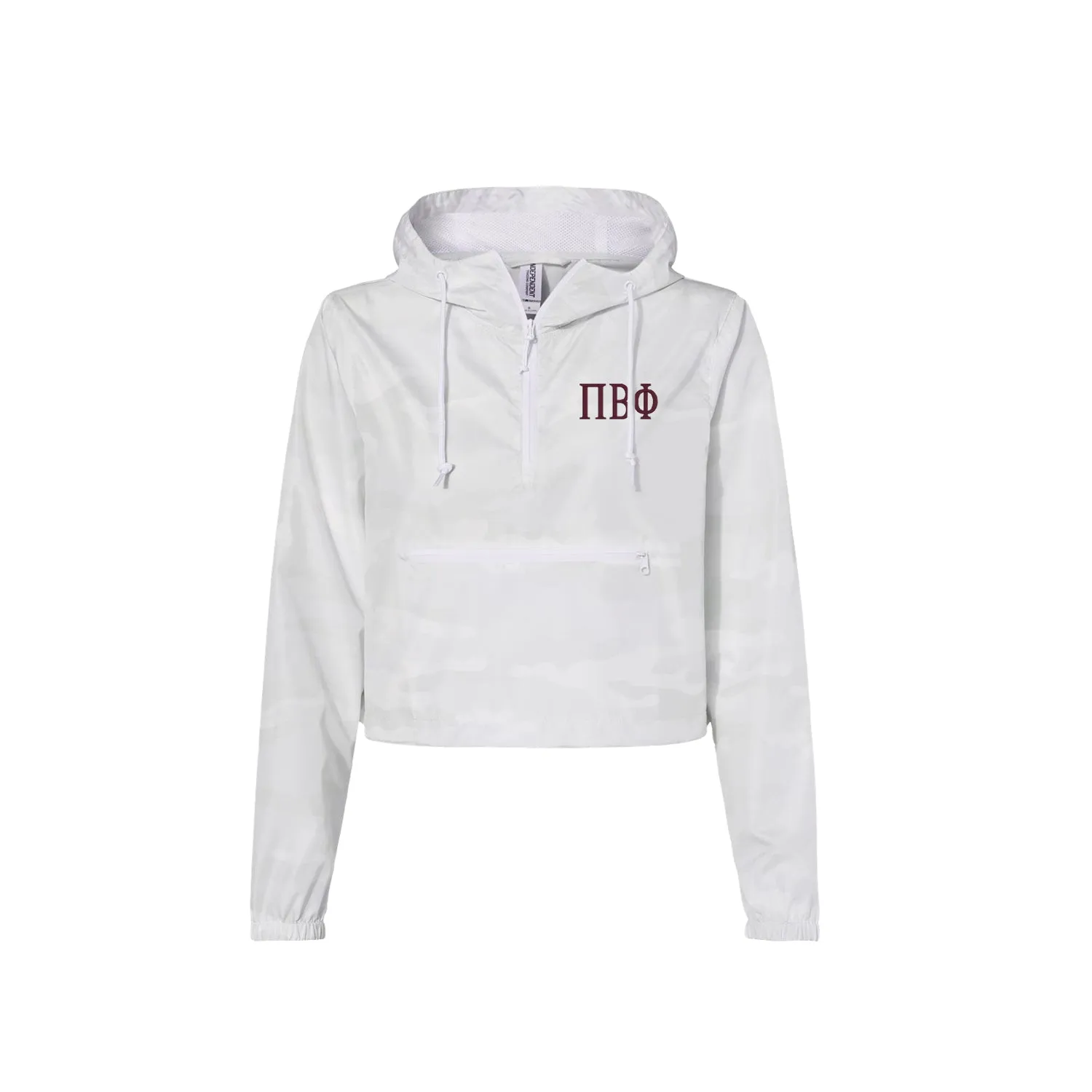 Pi Beta Phi Crop Windbreaker