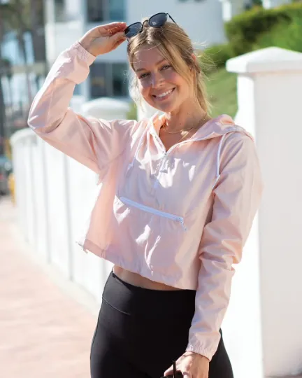 Pi Beta Phi Crop Windbreaker