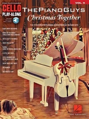 PIANO GUYS CHRISTMAS TOGETHER CELLO PLAYALONG V9 BK/OLA