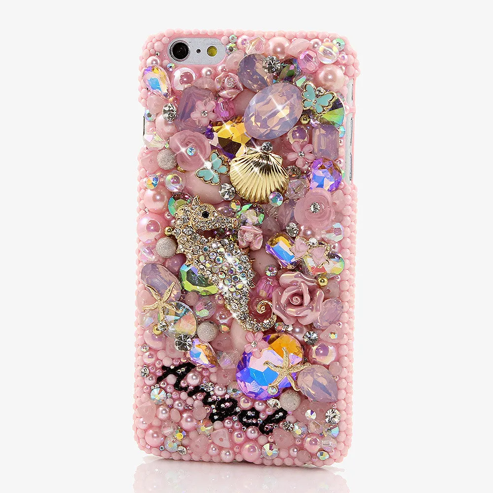 PINK OCEAN Personalized Name & Initials Design (style PN_1112)