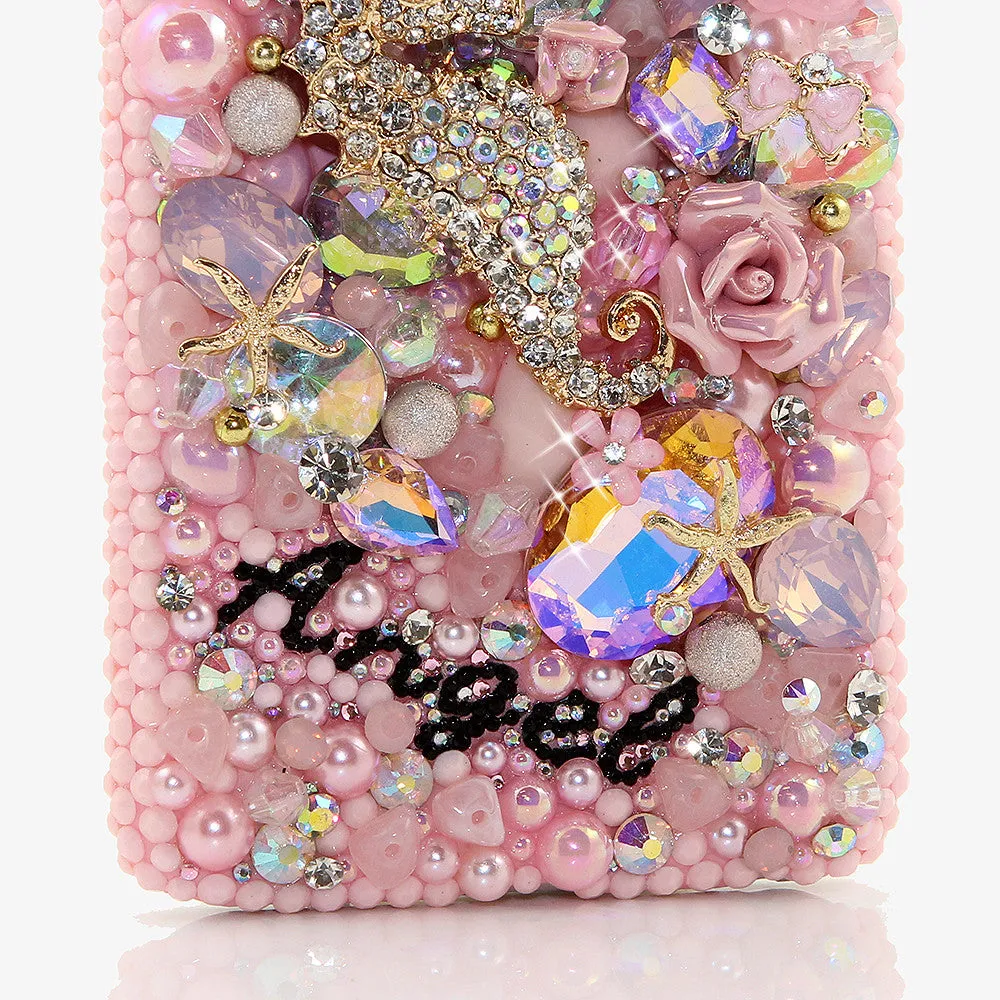 PINK OCEAN Personalized Name & Initials Design (style PN_1112)