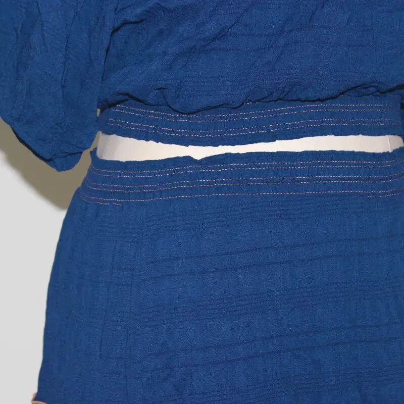 Plus Size Women's Two Piece Skirt Set Sexy Crop Top Elegant Casual Skirt Suit Plus Size Sets