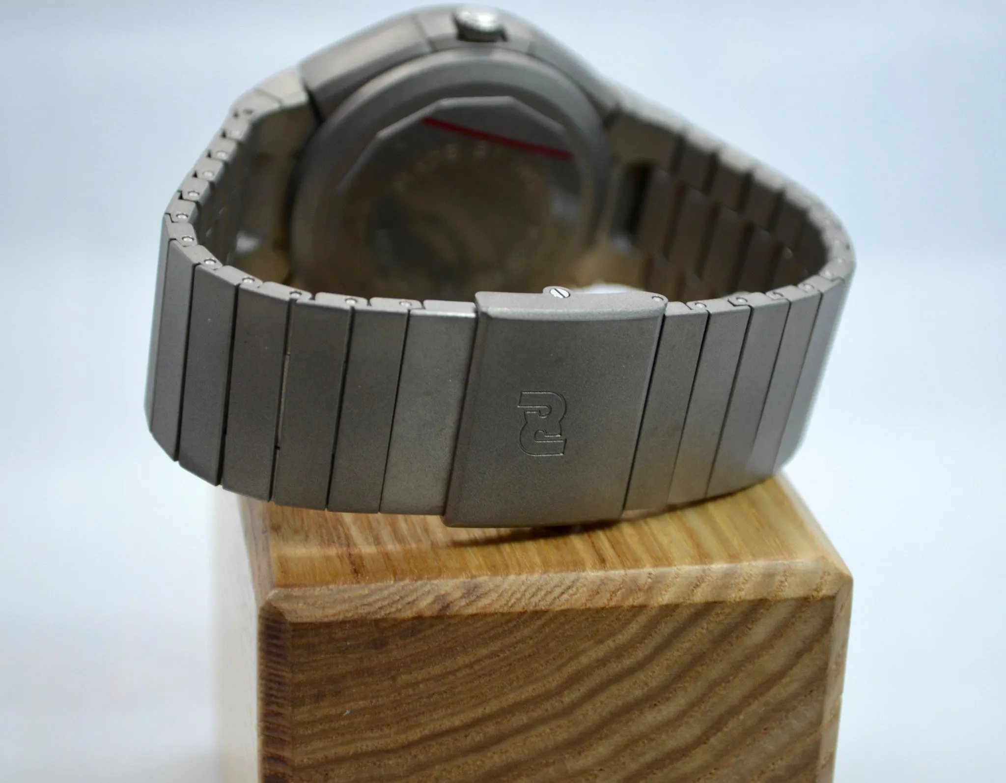 Porsche Design by IWC 3702 Titanium Chronograph Day Date Auto Watch Box Papers