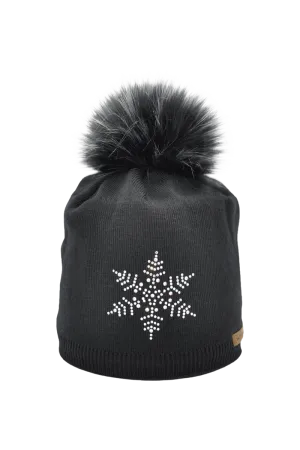 Prima Snowflake Wool Beanie Hat