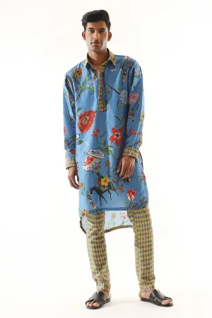 PRINTED KURTA AND PANT SET