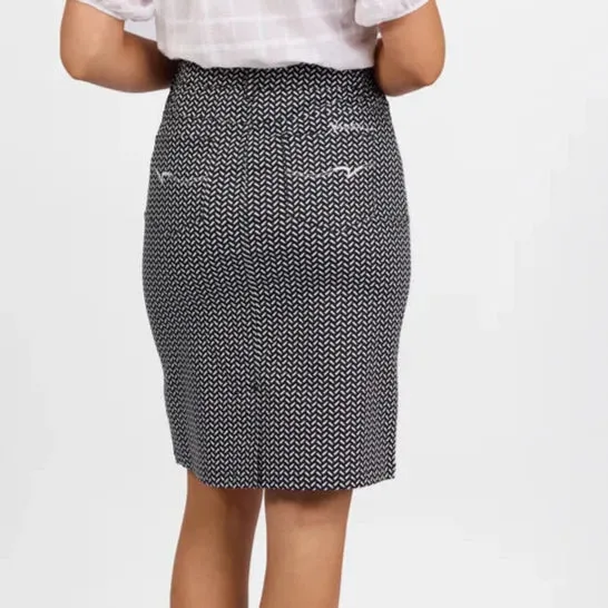 Printed Lightweight Skirt - Nori