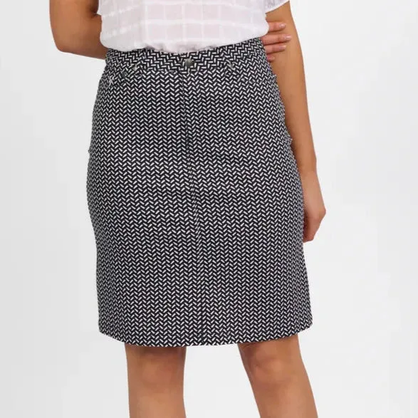 Printed Lightweight Skirt - Nori