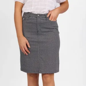 Printed Lightweight Skirt - Nori