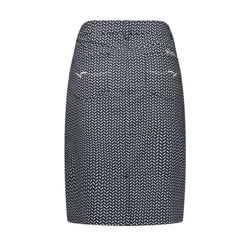 Printed Lightweight Skirt - Nori
