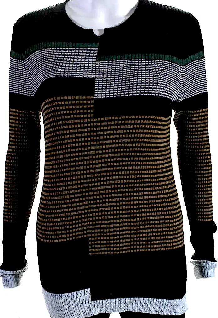 Proenza Schouler NY. White Label. Multi-Color Women's Long Sleeves Sweater