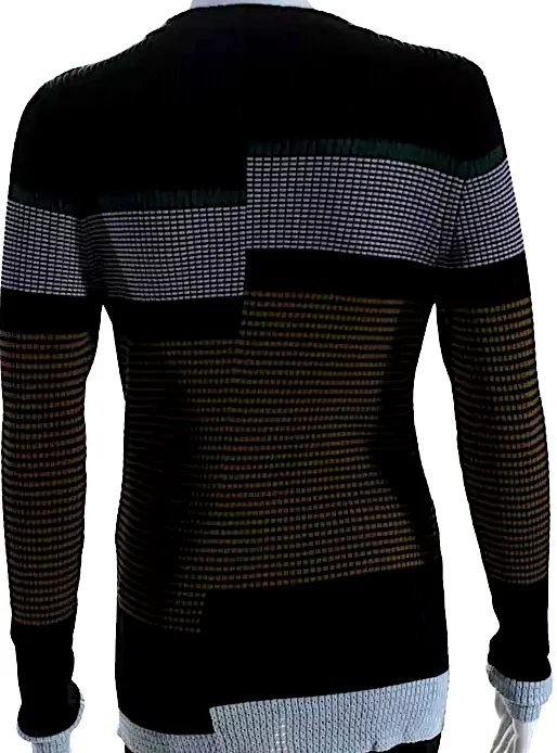 Proenza Schouler NY. White Label. Multi-Color Women's Long Sleeves Sweater