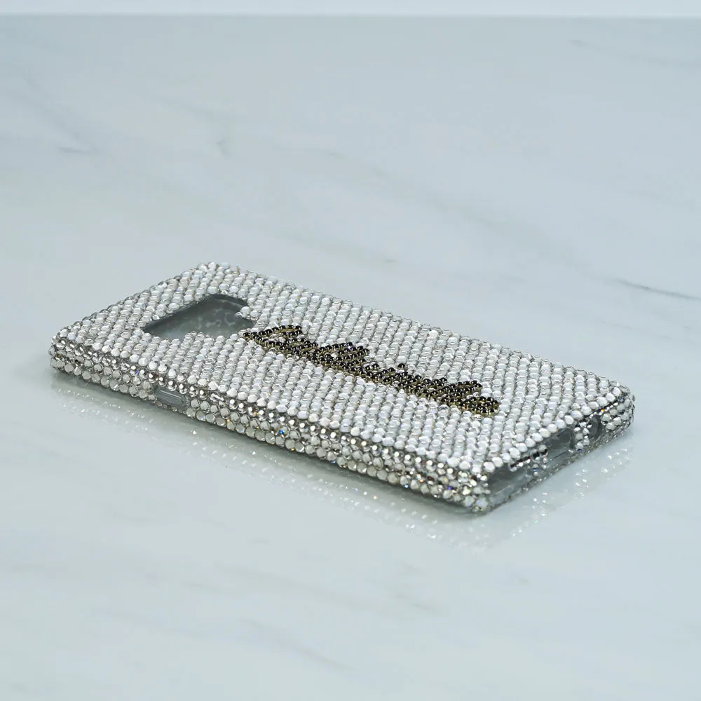 Pure Clear Crystals Personalized Name & Initials Design (style PN_1091)