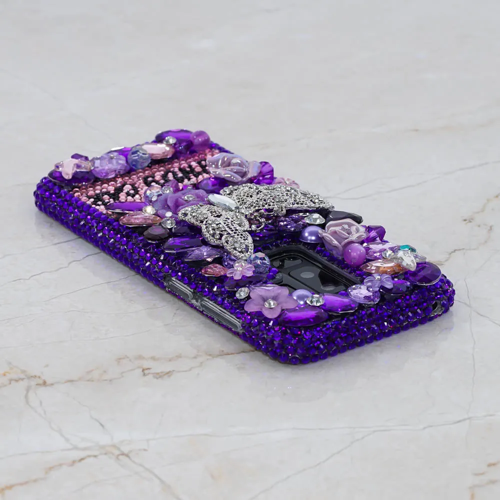 Purple Butterfly Personalized Name & Initials Design (style PN_1049)