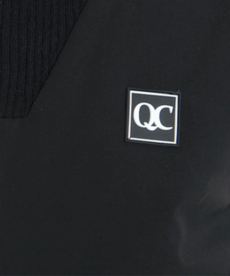 Q.C PLAY: Lightweight Wellon Padded Knit Vest - Black