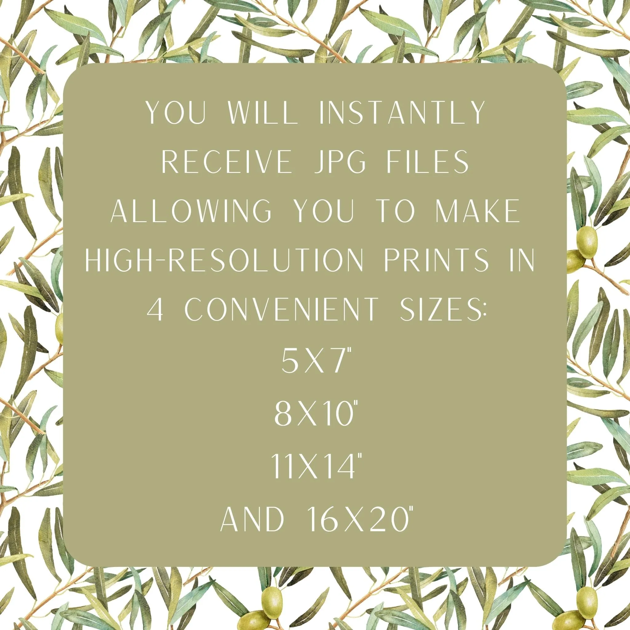 "Hail Mary - Minimalist" Printable Wall Art