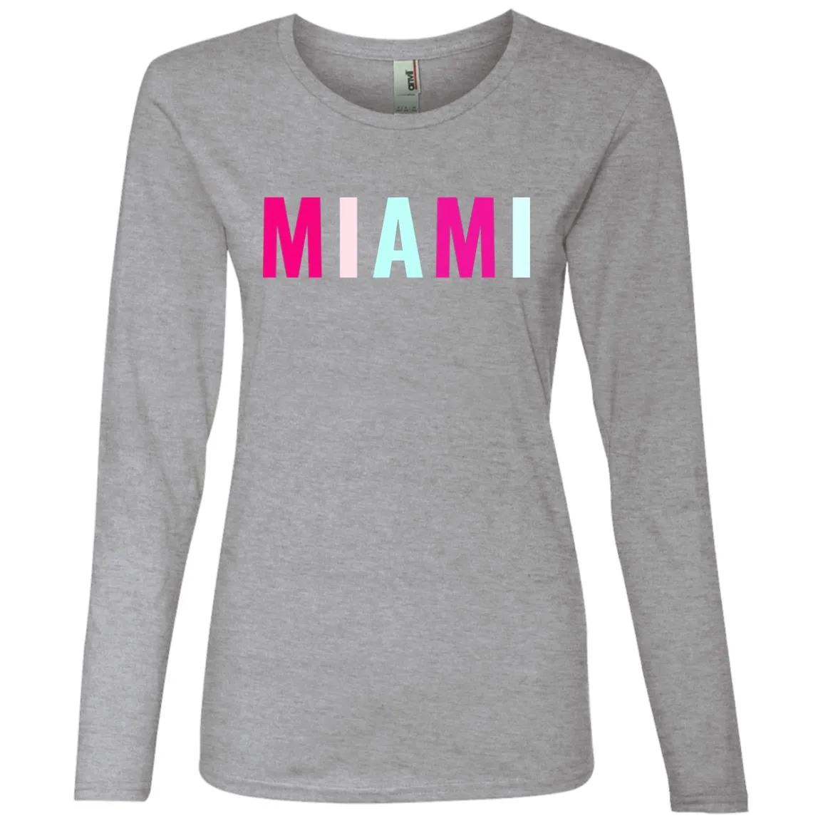 "Miami" Ladies' Lightweight LS T-Shirt