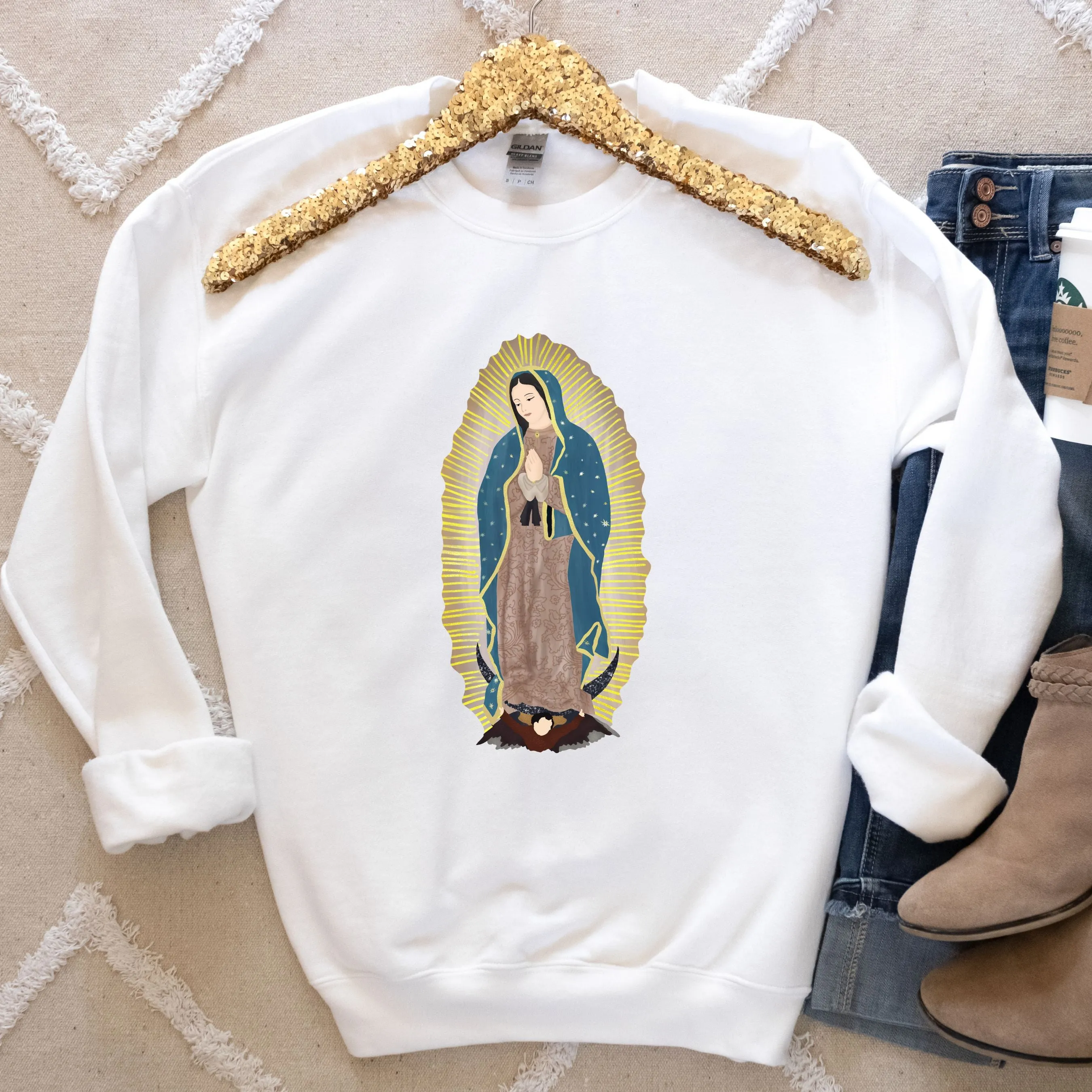 "Our Lady of Guadalupe" Crewneck Sweatshirt