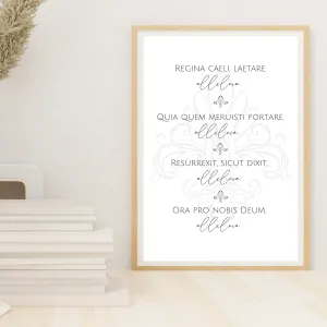 "Regina Caeli" Printable Wall Art