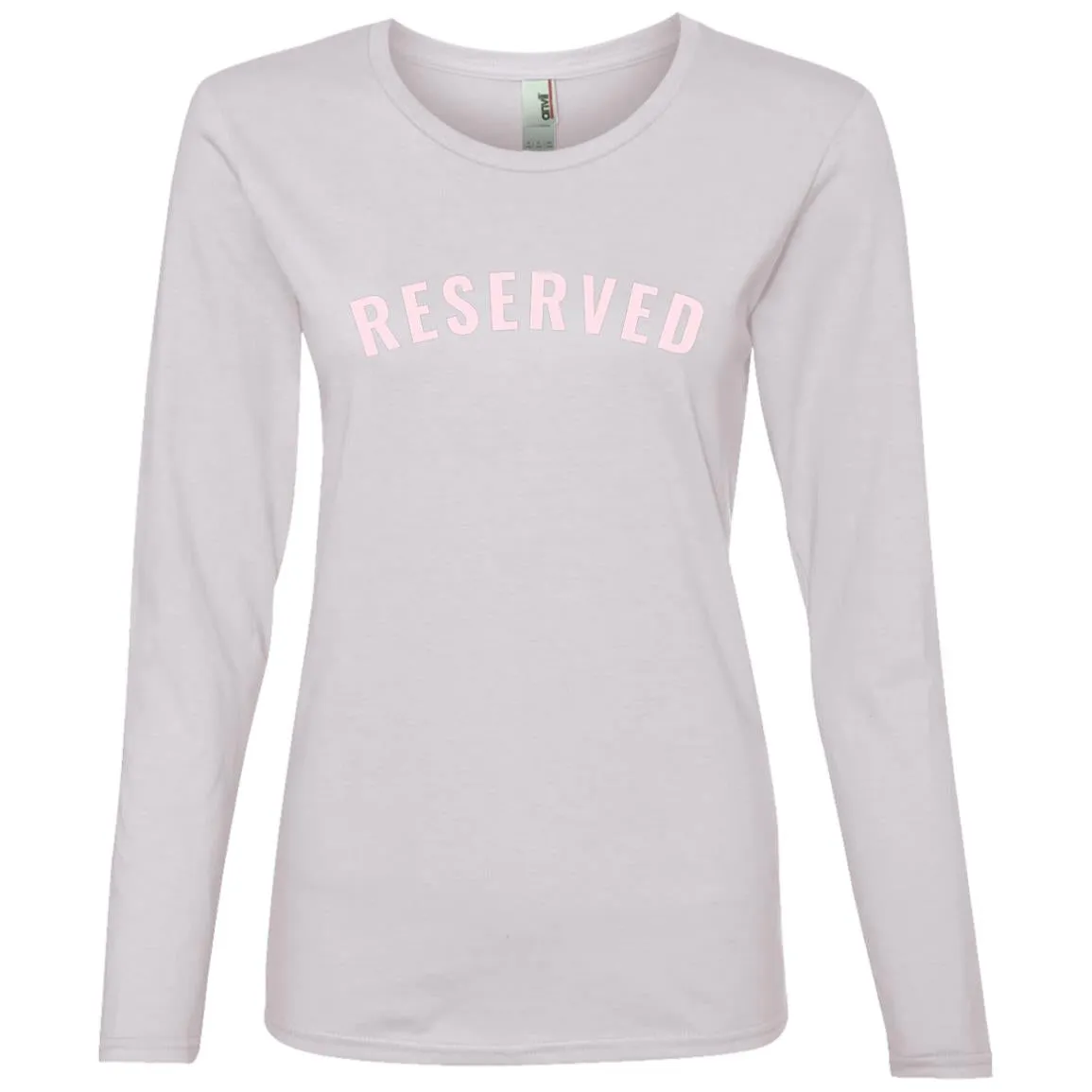 "Reserved" Ladies Lightweight LS T-Shirt