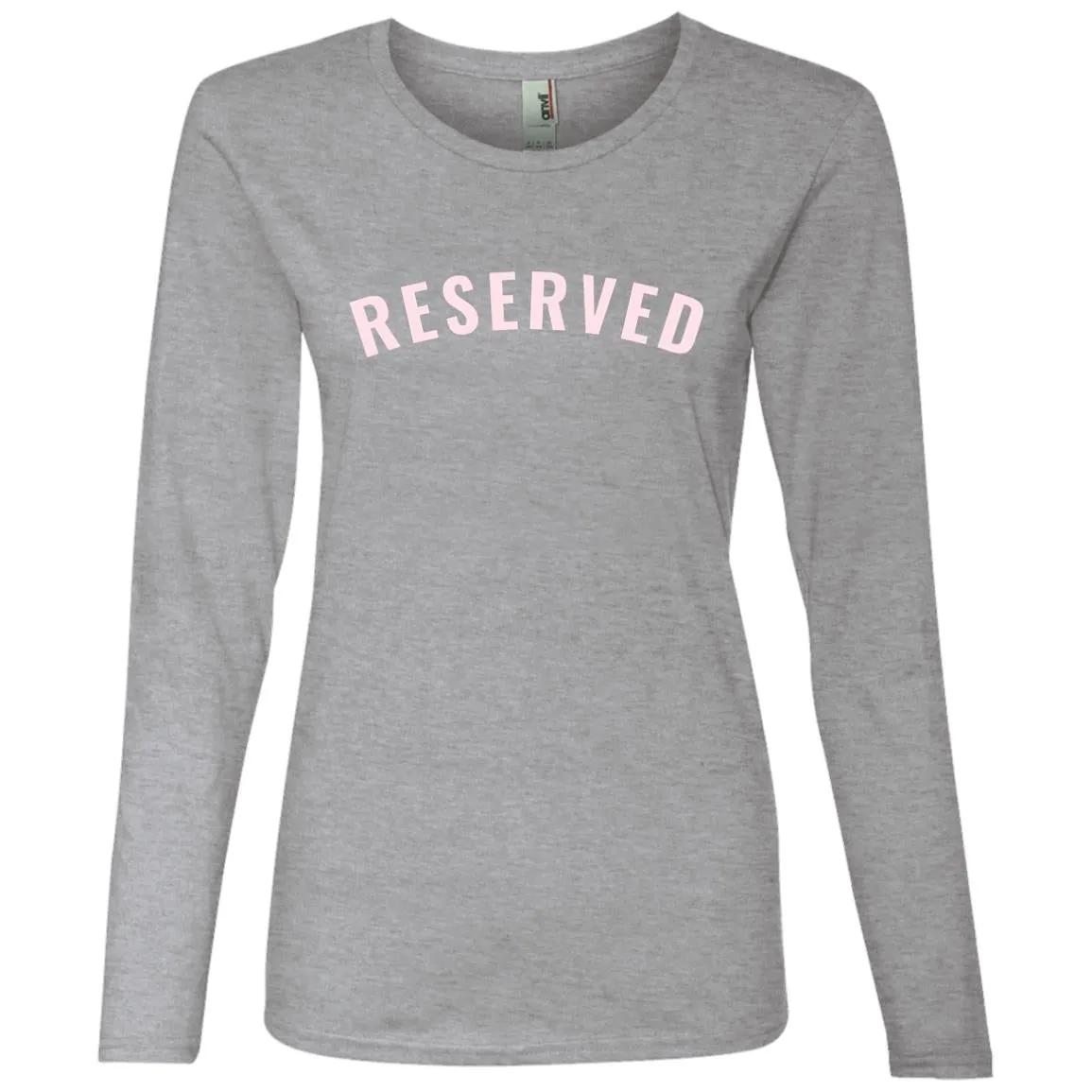 "Reserved" Ladies Lightweight LS T-Shirt
