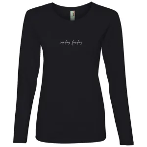 "Sunday Funday" Ladies' Lightweight LS T-Shirt