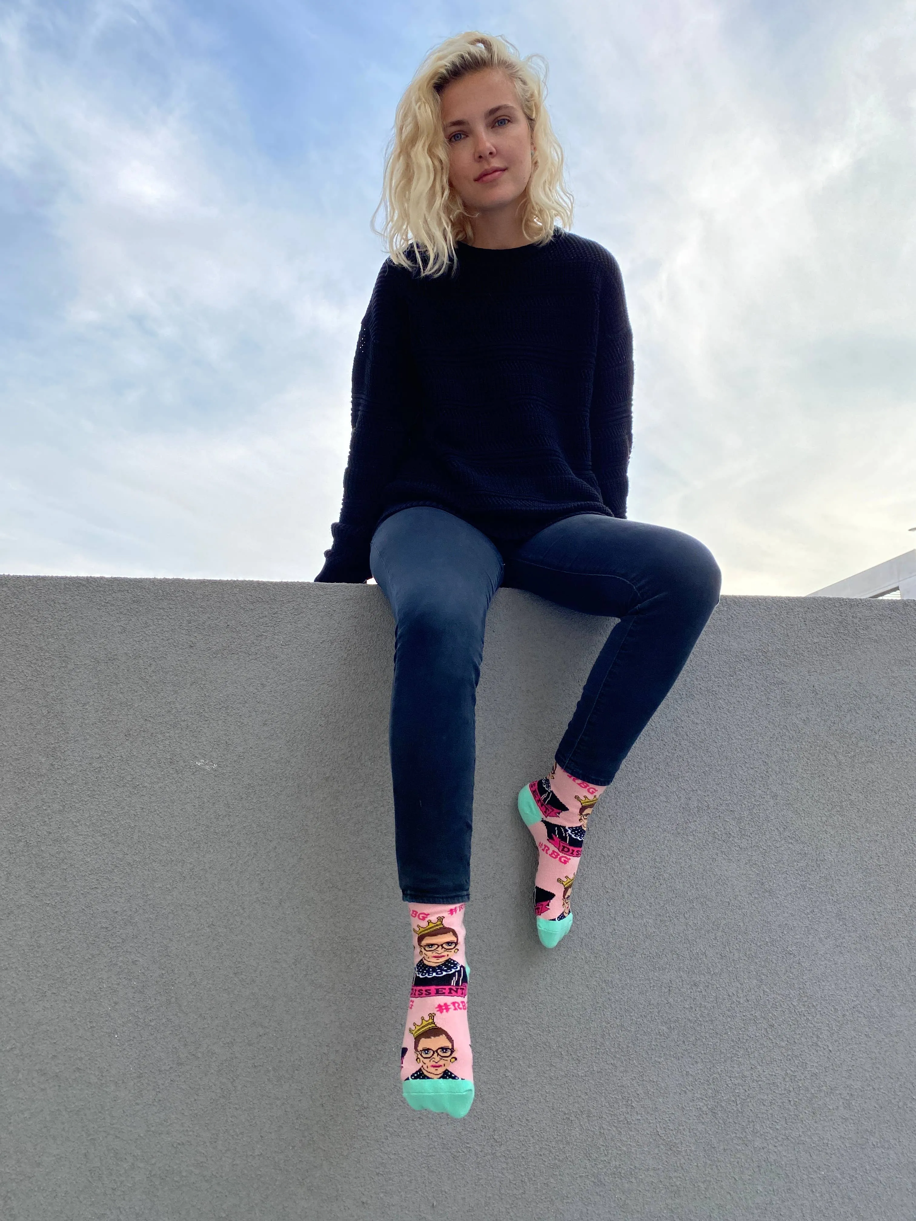 #RBG | Women's Funny Cotton Crew Socks