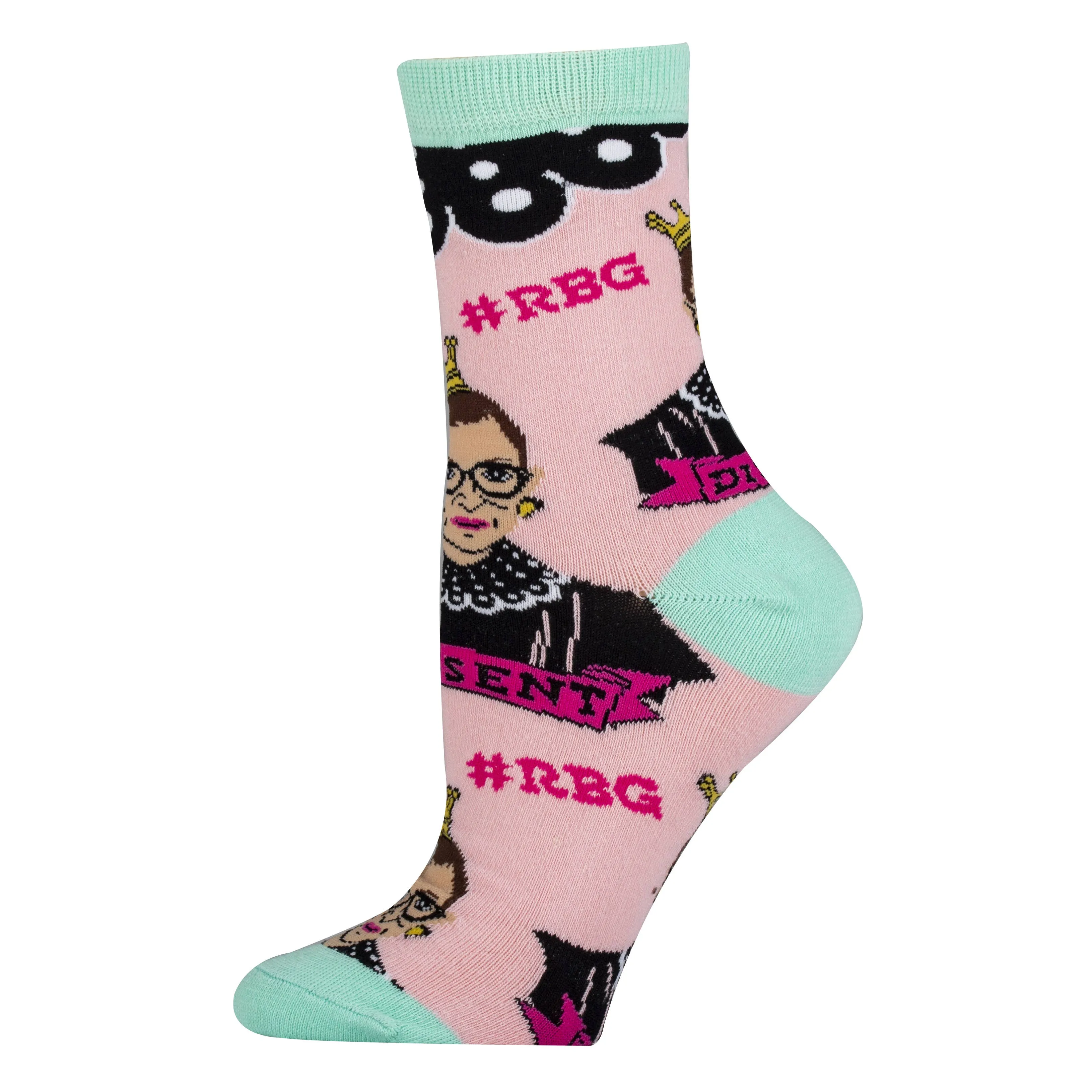 #RBG | Women's Funny Cotton Crew Socks