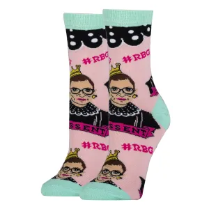 #RBG | Women's Funny Cotton Crew Socks