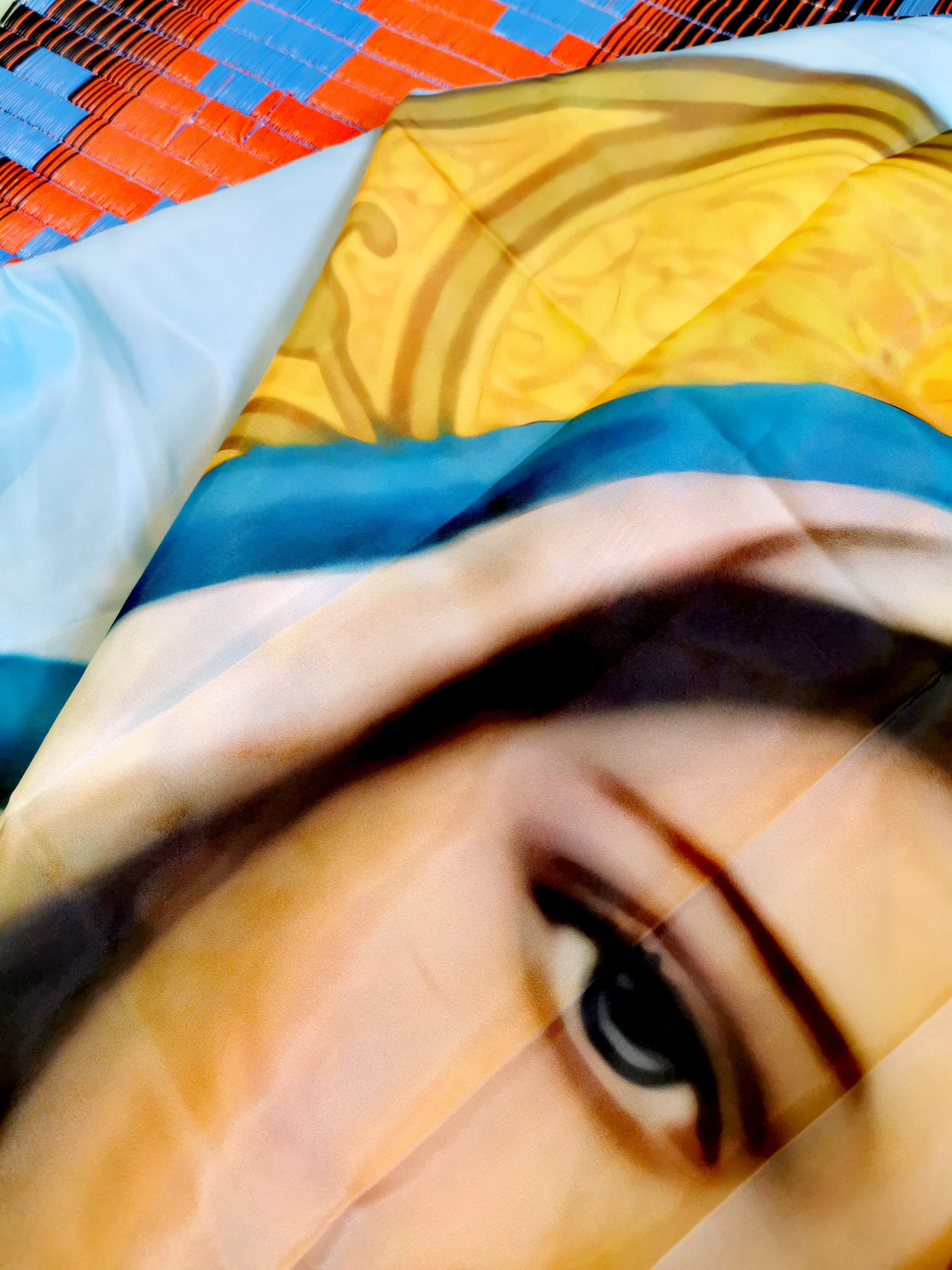 Religious shower curtains