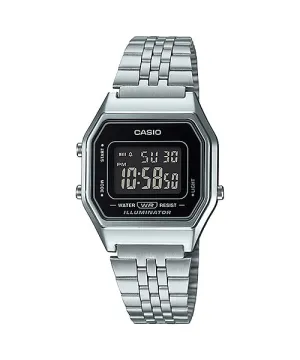 Reloj Vintage casual correa de Acero inoxidable LA-680WA-1B